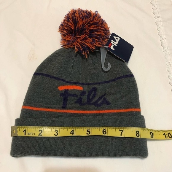 Fila Script Cuff Beanie Knit Hat - Picture 4 of 5